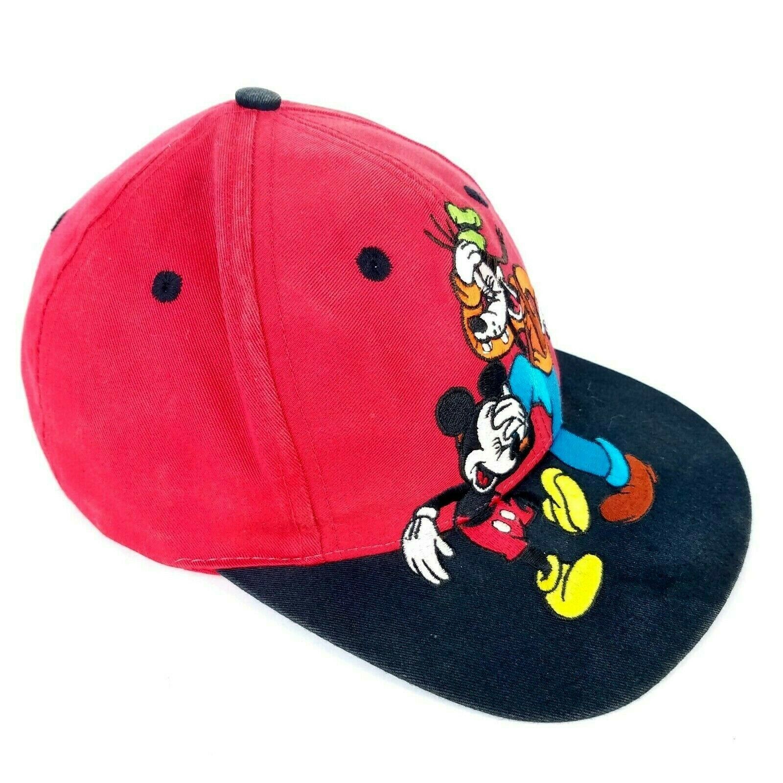 GOOFY’S HAT CO DISNEY Embroidered Goofy Mickey Snapback Cap Hat VTG 90s ...
