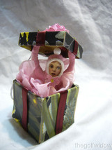 Vintage Inspired Spun Cotton Ornament Surpirse Gift Box no. CH12P image 1