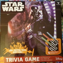 Star Wars Trivia Game 650+ Questions 4 Lightsaber Puzzles Disney - $12.95