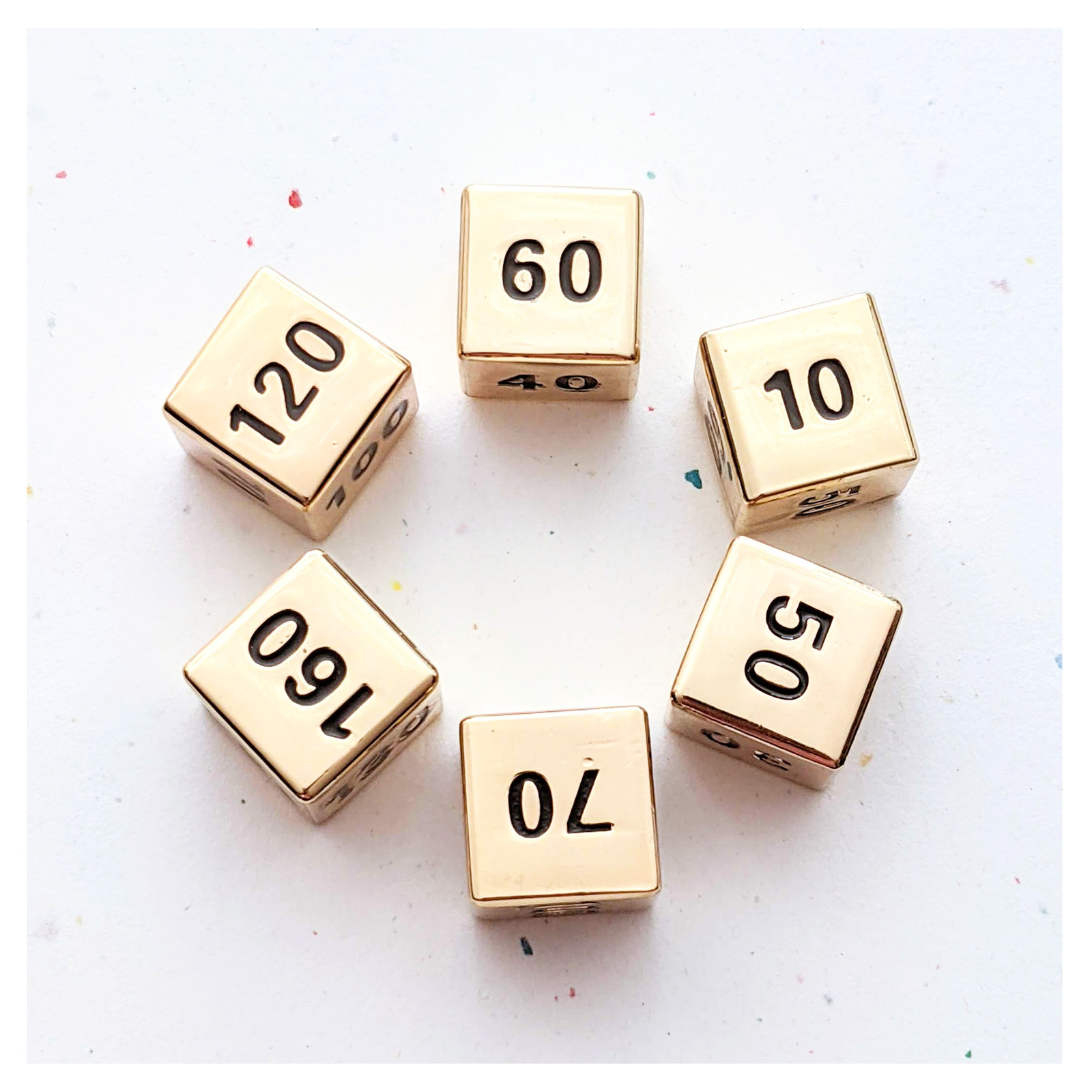 Pokemon Collectible Dice Sword and Shield Premium Collection Gold