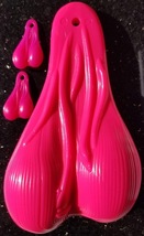 Pink Combo of one 8&quot; Truck Nuts and two 2&quot; Key size Truck Nutz - $18.95