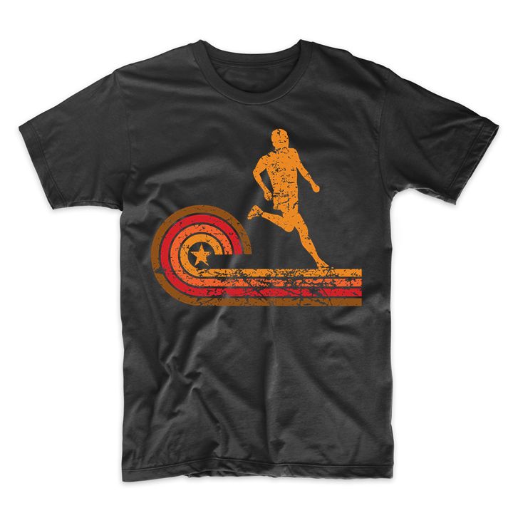 Retro Style Runner Vintage Running TShirt TShirts, Tank Tops