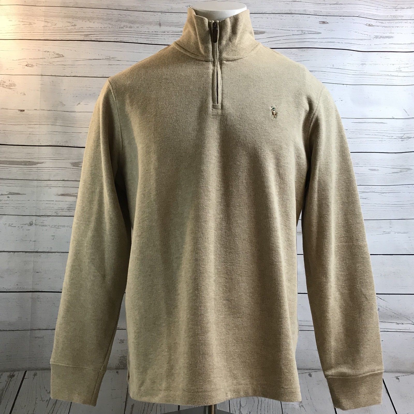 ralph lauren tan polo