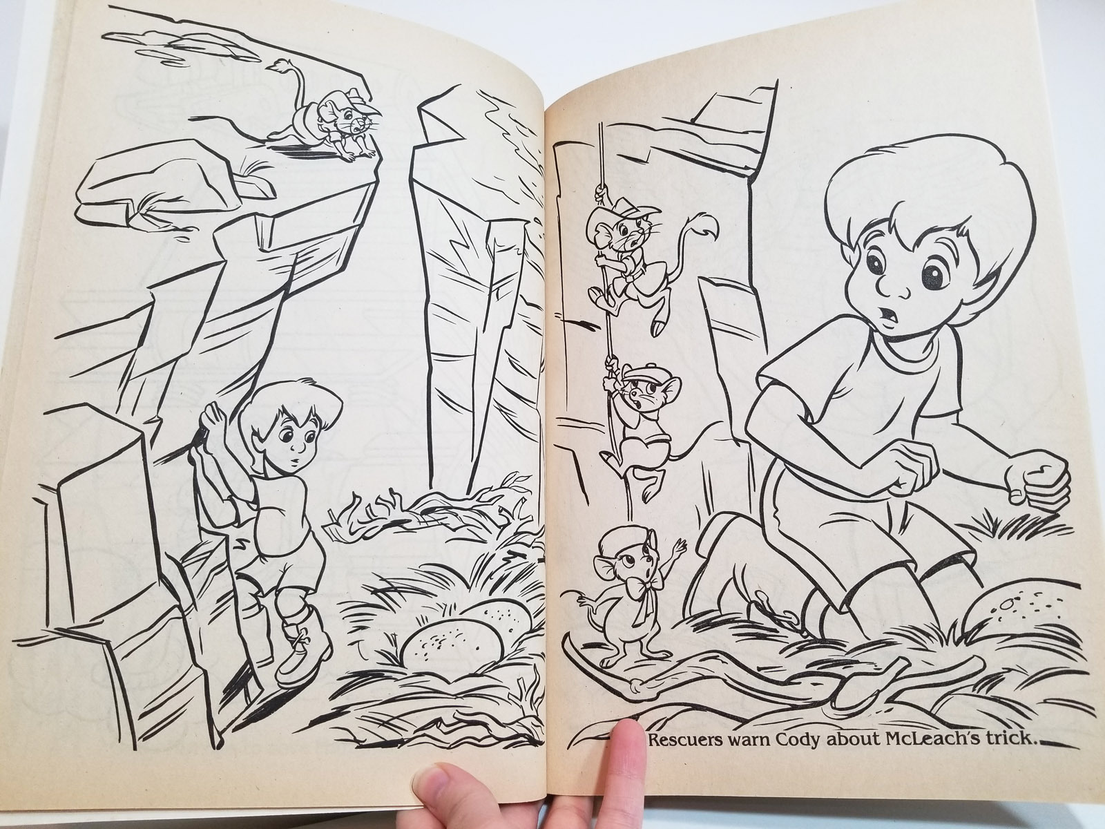 Rescuers Down Under Vtg 1990 Coloring Book And 26 Similar Items 