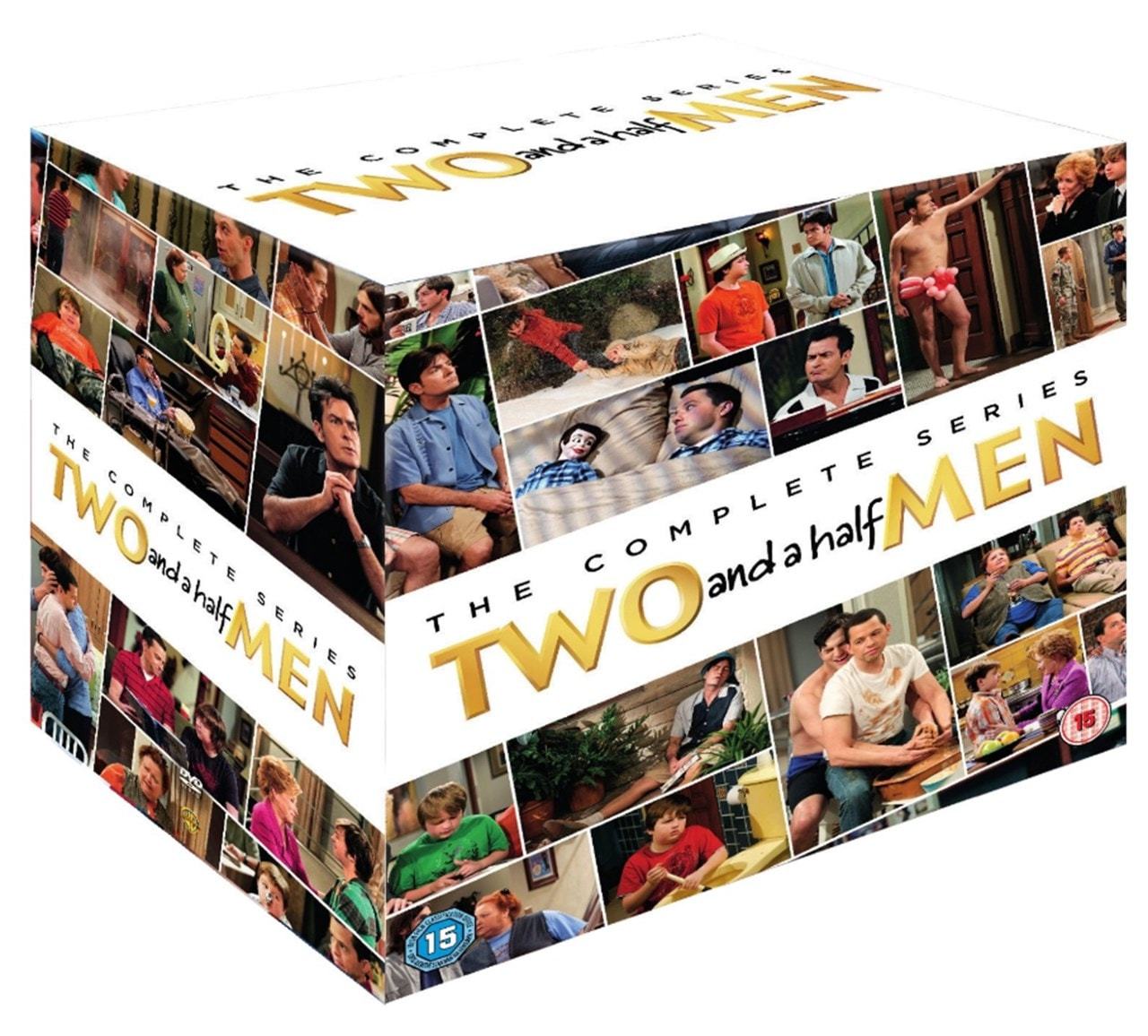 Two and a Half Men Complete Series 1-12 Collection Box Set DVD New ...