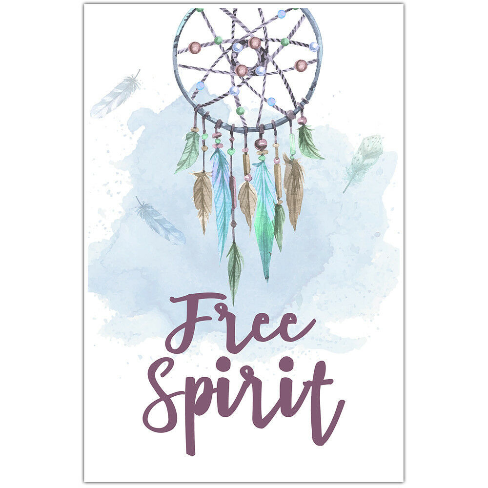 Free Spirit Motivational Wall Art Posters & Prints
