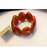 TAGUA NUT FROM ECUADOR FAIR TRADE &amp; SUSTAINABLE STRETCH RED AND BLACK  B... - $17.81