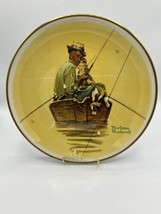 Norman Rockwell Plate Summer Fish Finders Four Seasons Series 1976 Gorha... - $13.98