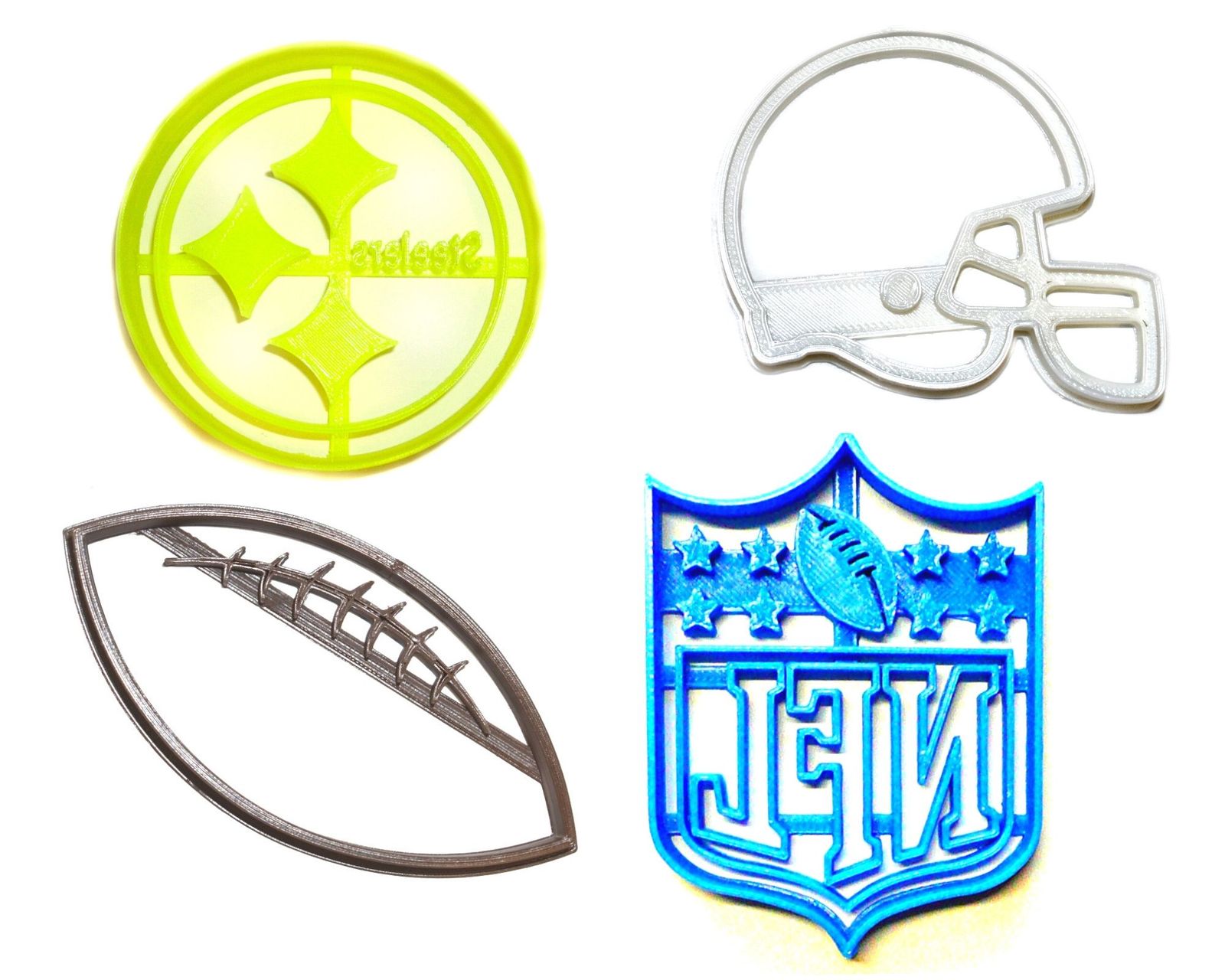 Pittsburgh Steelers NFL Football Logo Set Of 4 Cookie Cutters USA PR1091