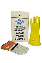 National Safety Apparel Class 2 Yellow Rubber Voltage Insulating Glove Kit with  - $342.14