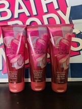 3 Bath & Body Works Pink Chiffon Ultra Shea Body Cream 8 oz 226 ml New - $27.62