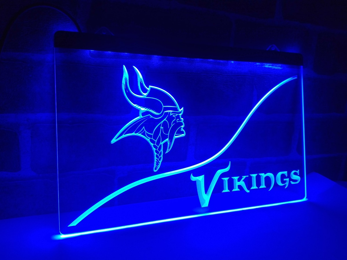 vikings led sign