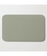 Dark Pastel Sage Green Solid Color Microfiber Memory Foam Bath Mat - $28.99+