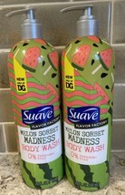 2 ~ Suave Body Wash Flavor Factory ~ Melon Sorbet Madness ~ 20 oz each with pump - $18.56