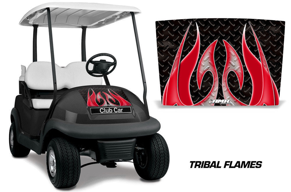 Club Car Precedent i2 Golf Cart Hood Graphic Kit Wrap Decal 20082013