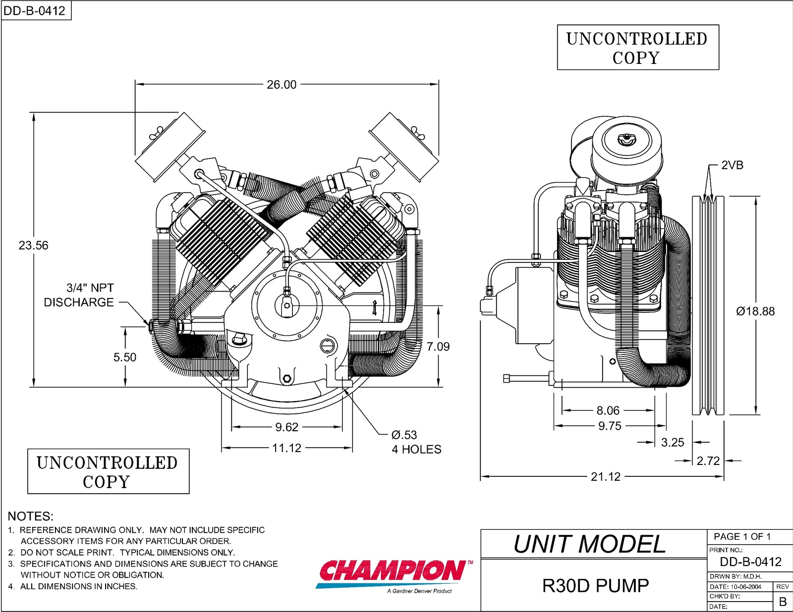 Champion Air Compressor Parts Diagram