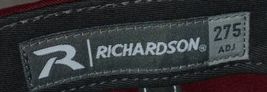 Richardson Contrast Stitching Maroon Charcoal Style 275 Baseball Hat Adjustable image 7