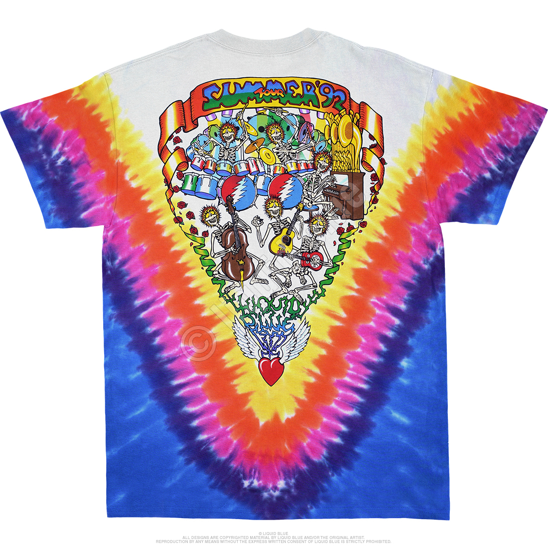 grateful dead shirts tie dye