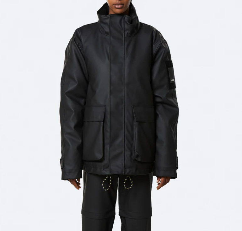 Rains Unisex Glacial Jacket 1527 Black L/XL