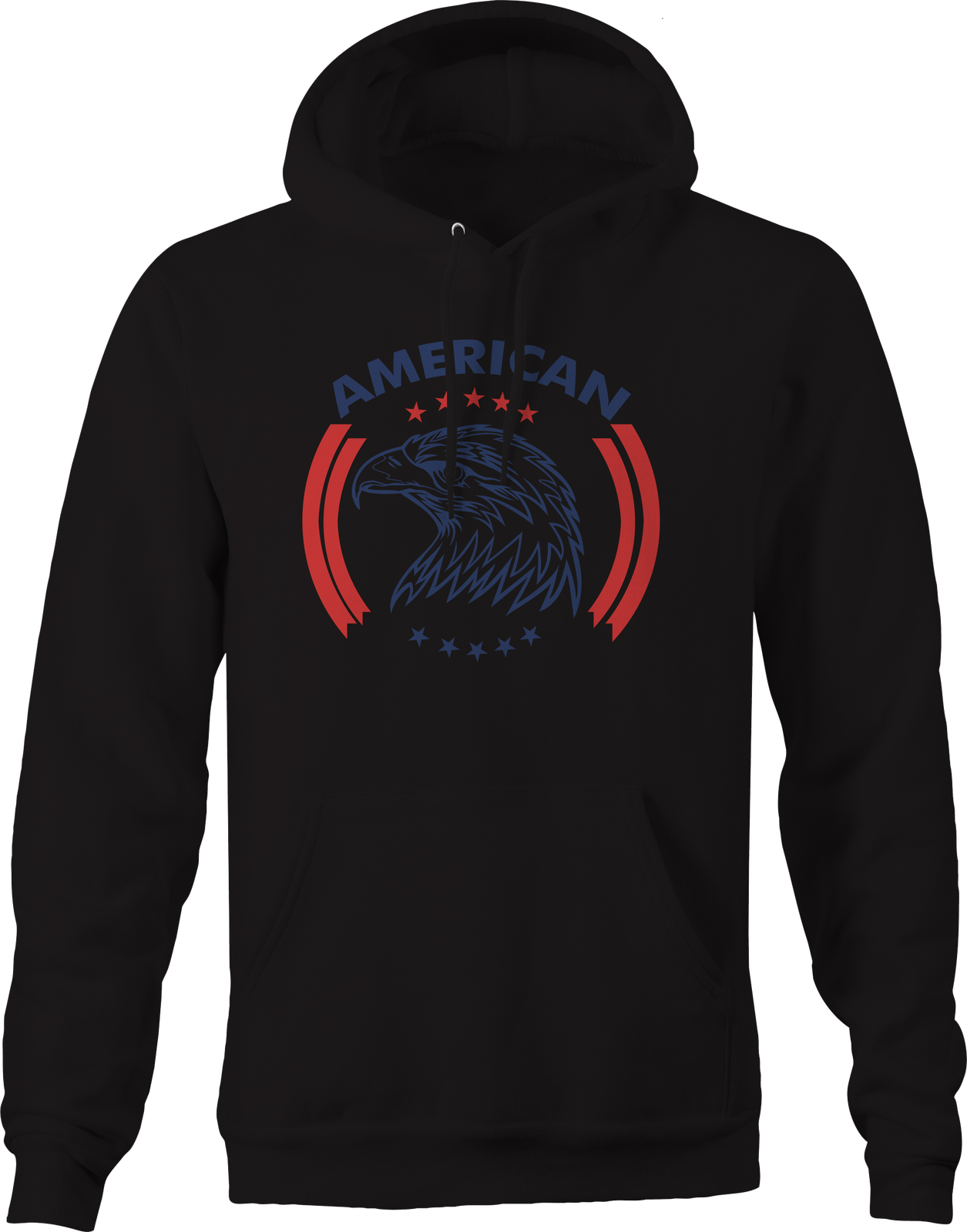 Red White Blue American Bald Eagle Sweatshirt - Sweatshirts, Hoodies