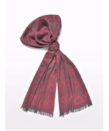 Calvin Klein Women&#39;s Red Ck Logo Scarf - $21.00
