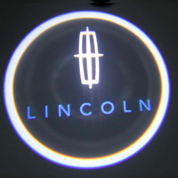 4x Lincoln Logo Wireless Car Door Welcome Laser Projector Shadow LED Light Emble