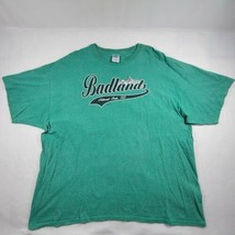 Badlands National Park T-Shirt 2XL Gilden Heavy Cotton Green - $13.97