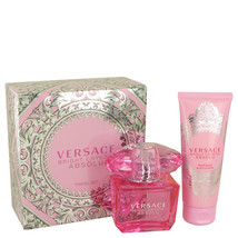 Versace Bright Crystal Absolu Perfume 3.0 Oz Eau De Parfum Spray 2 Pcs Gift Set  image 2