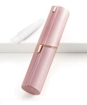 Facial Hair Remover LED Light Pink Sleek Portable For Purse AA Battery Woman  image 3