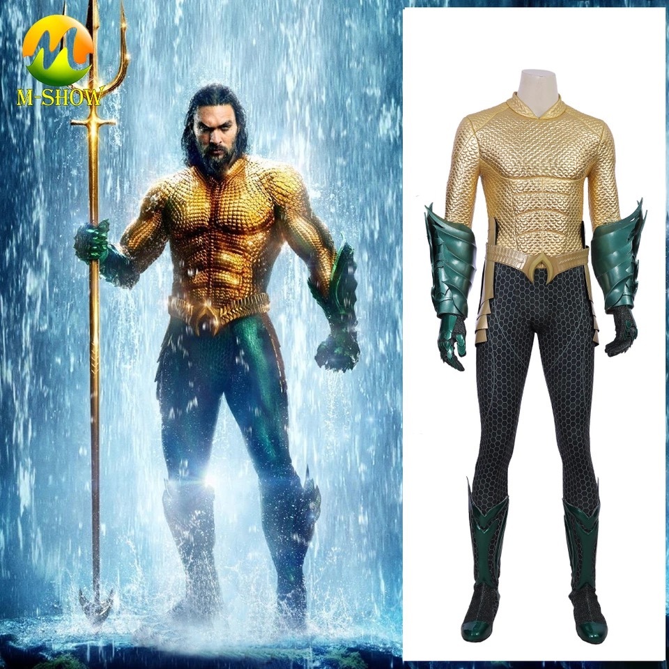 Aquaman Adult Male Cosplay Halloween Costume - Men