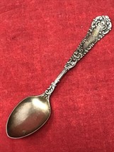 WM Rogers Silver Antique (Dated Etched 1899) Demitasse 4-1/2" Tea Spoon - $14.80