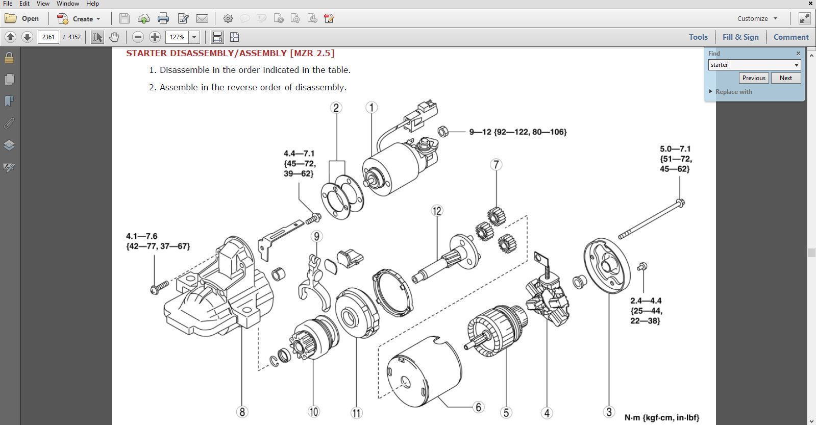 Mazda 3 Service Manual: Engine DisassemblyAssembly Mzr 2.0, Mzr 2.5 Mazda 3 Service Manual: Engine DisassemblyAssembly Mzr 2.0, Mzr 2.5