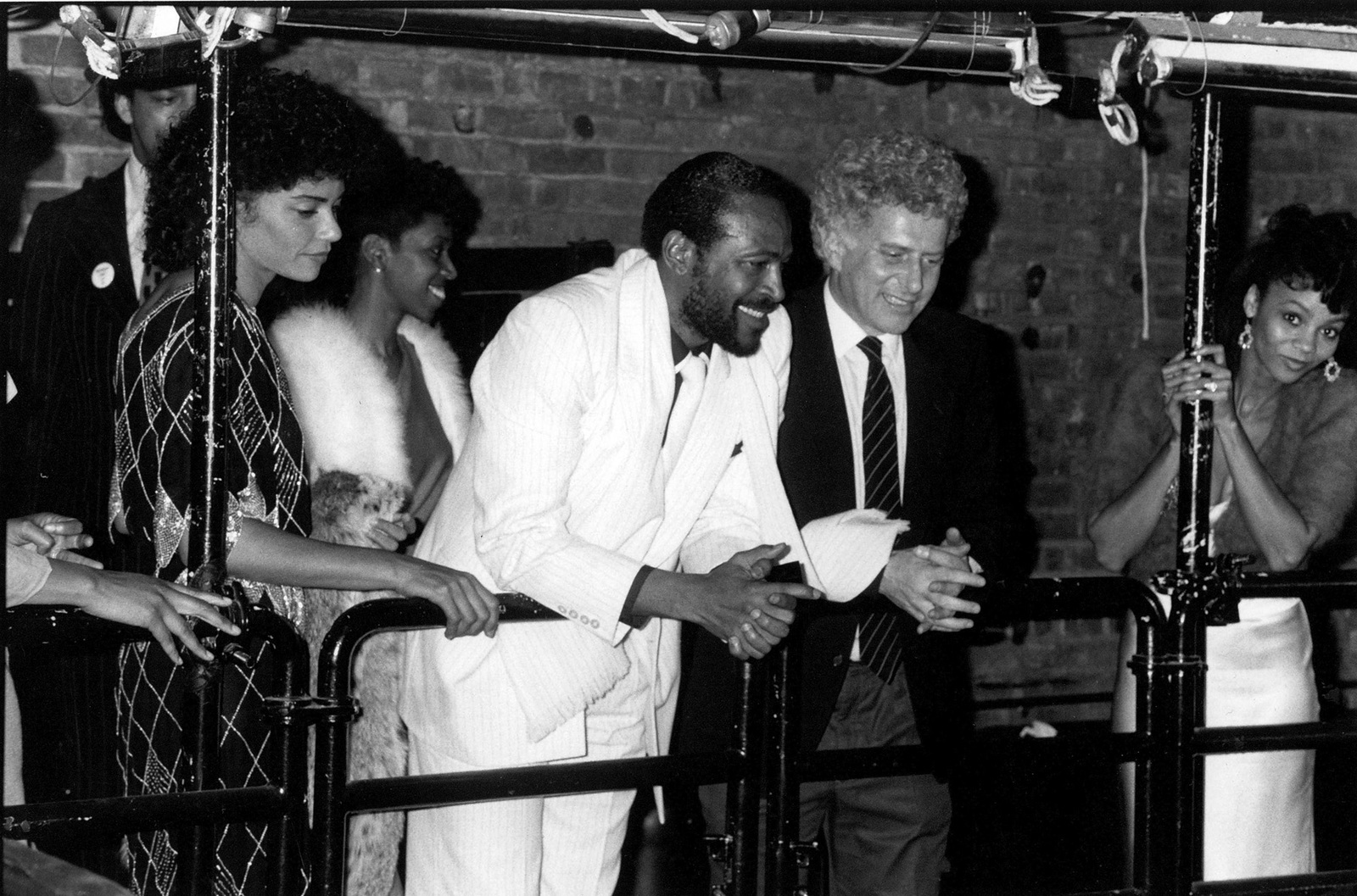 Marvin Gaye and Mark Fleishman at Studio 54, an Archival Print Art