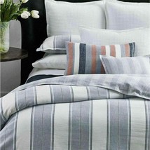 Ralph Lauren Oakview Awning | Striped Pillow Sham | Blue Grey | King - $79.98