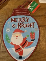 Christmas House Decor Merry And Bright - $18.69