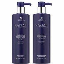 Alterna CAVIAR Anti-Aging Replenishing Moisture Shampoo &amp; Conditioner 16... - $76.99