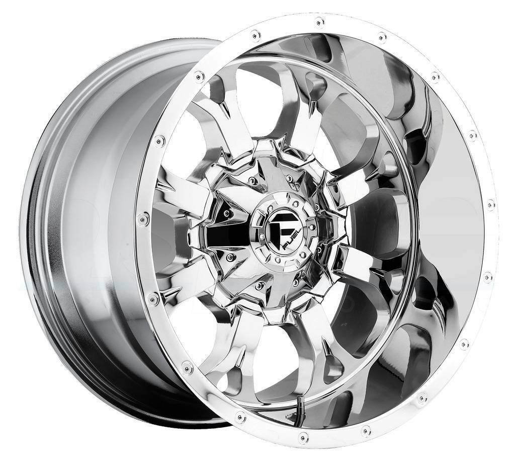 One 20x10 Fuel Krank D516 8x170 24 Chrome Wheels Rims Wheels