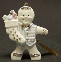 Lenox Fine China Gingerbread Man Ornament - NEW – Christmas Gentleman - $24.75