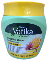 Dabur Vatika Lemon Deep Conditioning Hair Mask Cream Fights Dandruff - $10.95