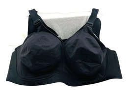 SERENADE 44D Wireless Bra Black; Back Smoothing Band Lightly Lined Style... - $34.60