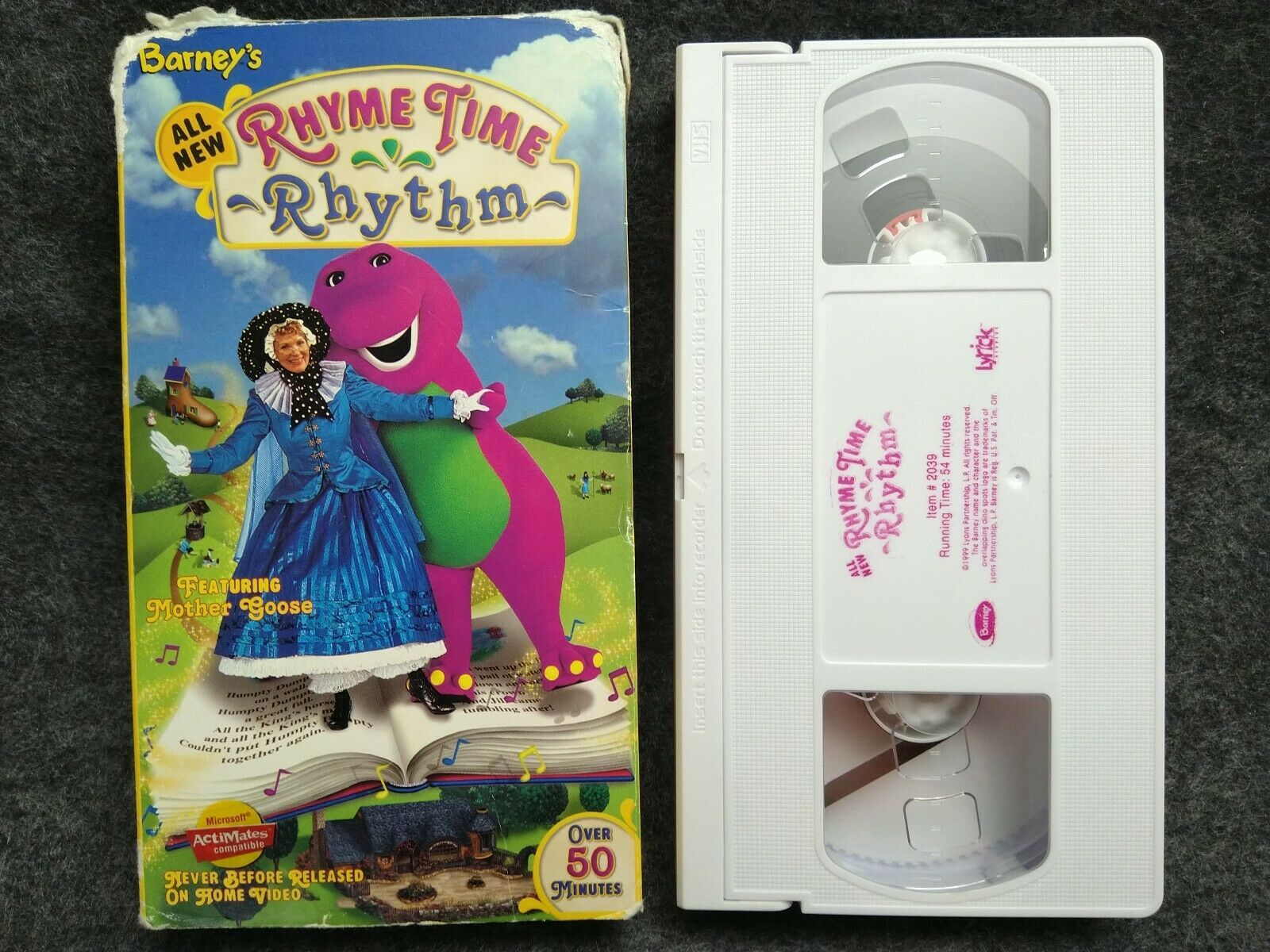 VHS Barney - Barneys Rhyme Time Rhythm (VHS, 2000) - VHS Tapes