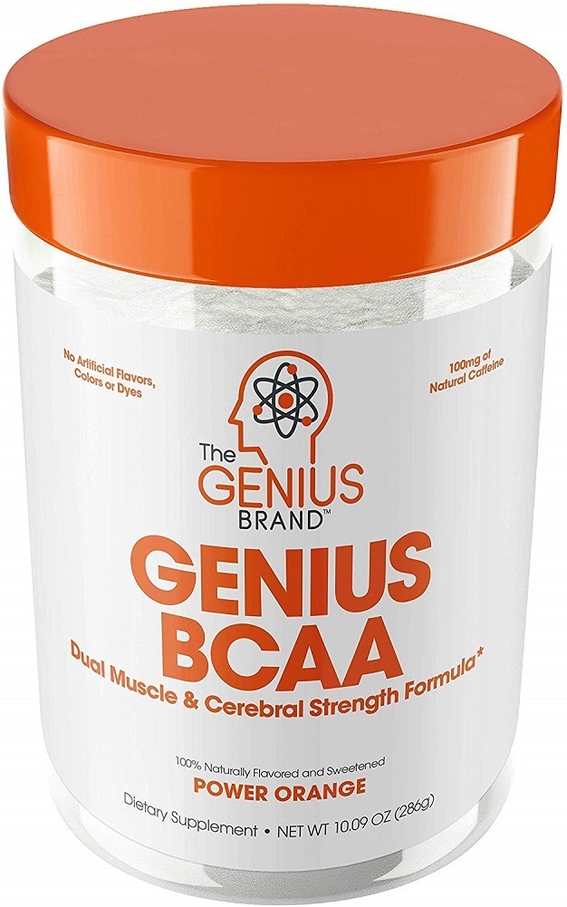Genius Bcaa Powder with Focus & Energy – Multiuse Natural Vegan Preworkout