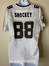 Reebok Onfield Women Size L White Jeremy Shockey Jersey New Orleans Saints - $12.01