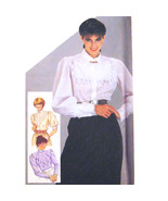 1980s Vtg Simplicity Sewing Pattern 5455 Cottagecore Prairie Blouse Top ... - $9.95
