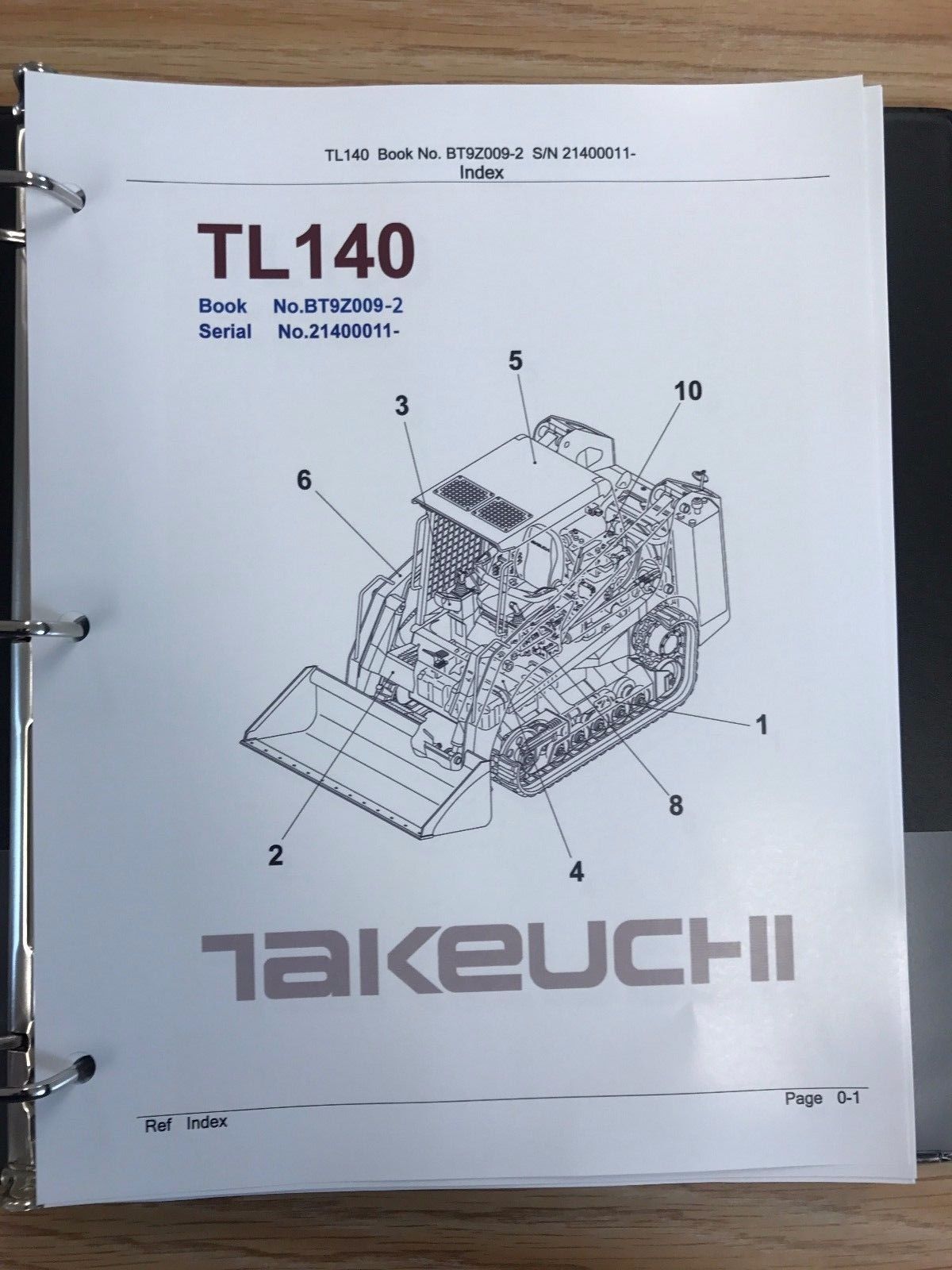 [Letter3 5] Takeuchi Joystick Parts Terms Of Use - 03rnfci