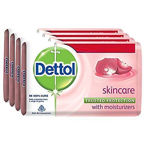 Dettol Skincare Soap Anti Bacterial Original Pack of 4, 125 gm - Free Shipping - $25.87