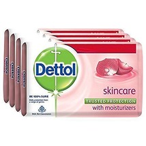 Dettol Skincare Soap Anti Bacterial Original Pack of 4, 125 gm - Free Sh... - $25.87