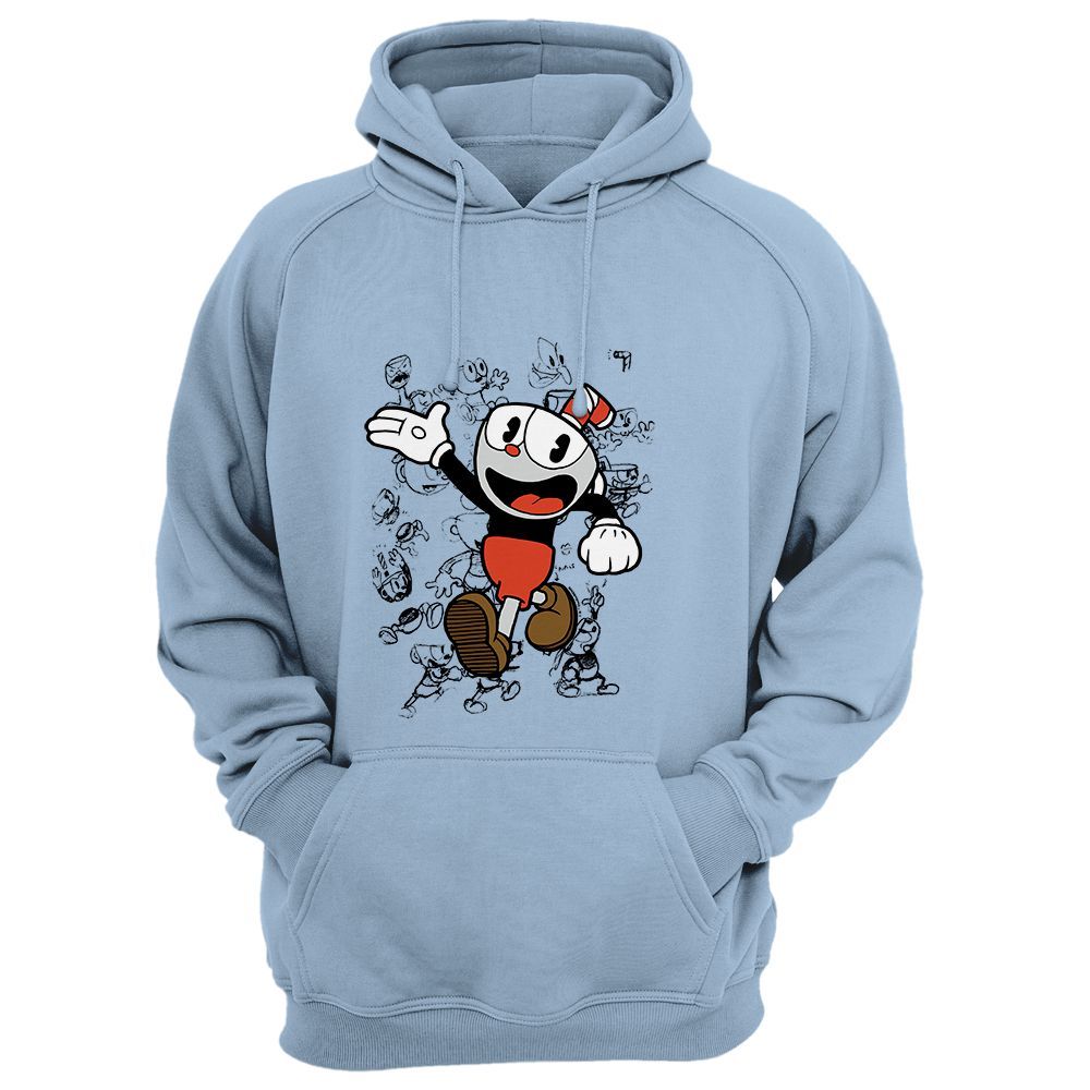 Cuphead Sketchy Cuphead Hoodie - Sweatshirts, Hoodies