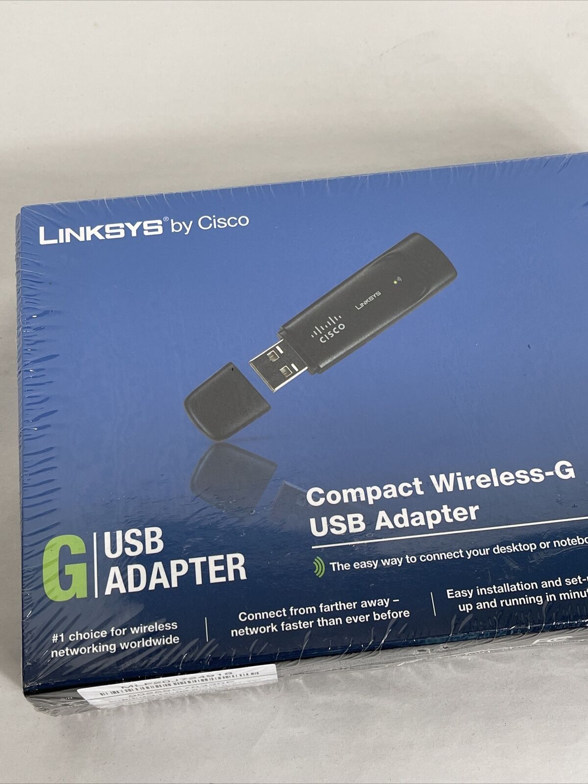 CiscoLinksys WUSB54GC Compact WirelessG USB Adapter USB WiFi