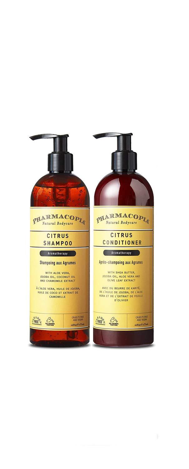 Pharmacopia Citrus Shampoo and Conditioner Set 16oz Shampoo